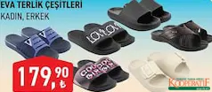 GEZER EVA TERLİK ÇEŞİTLERİ KADIN/ERKEK fiyat ve kampanya bilgisi